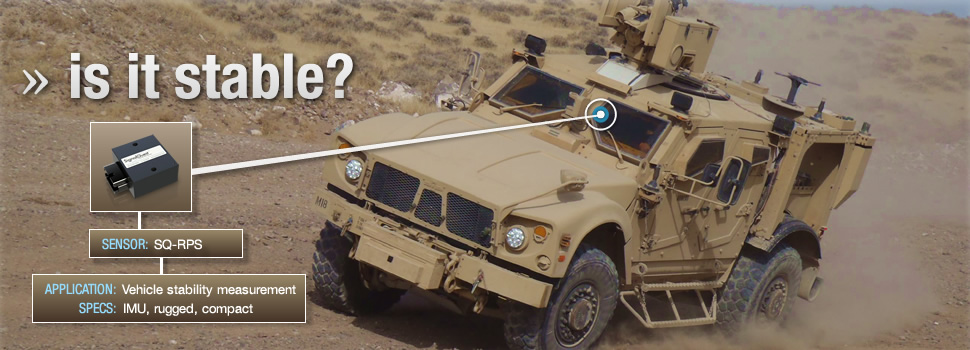 Inclinometer SQ-RPS – Vehicle Stability