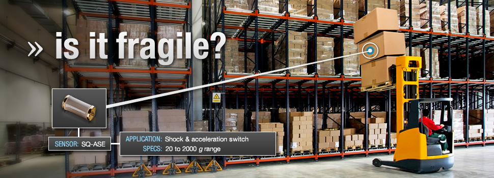 Shock and Acceleration Sensor SQ-ASE – Impact Switch